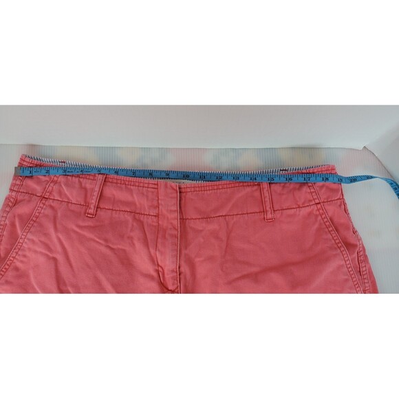 Tommy Hilfiger Shorts Womens Size 16 Coral Pink Chino Mid Rise Khaki VTG Y2K - Picture 8 of 12